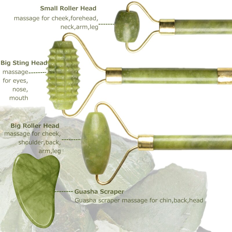 Stone Facial Massage Roller