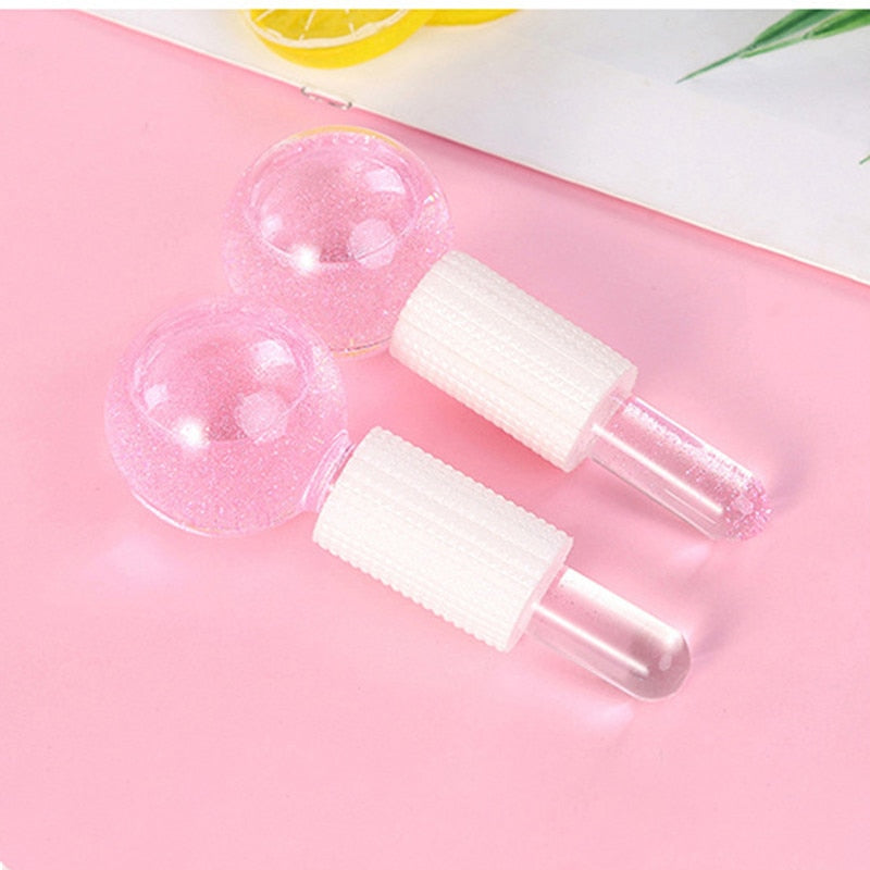 2 Pcs Ice Facial Globe