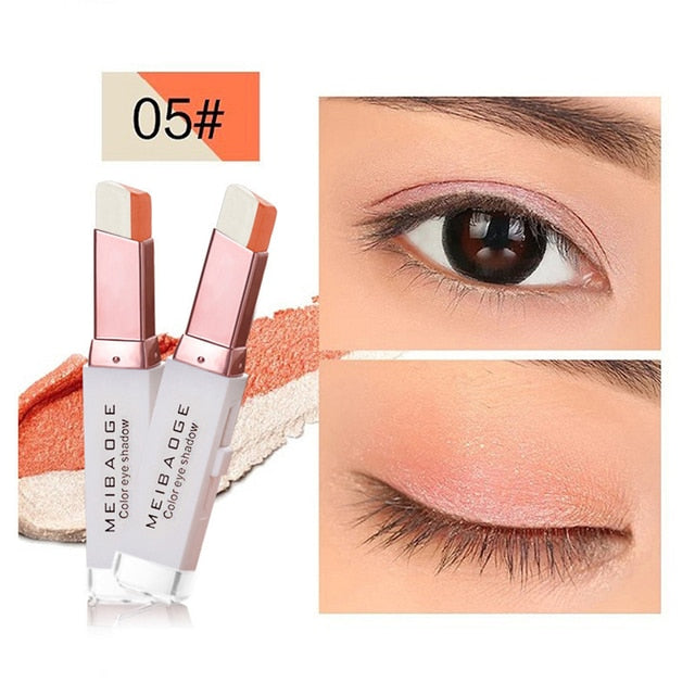 Double Color Matte Eye Shadow Stick