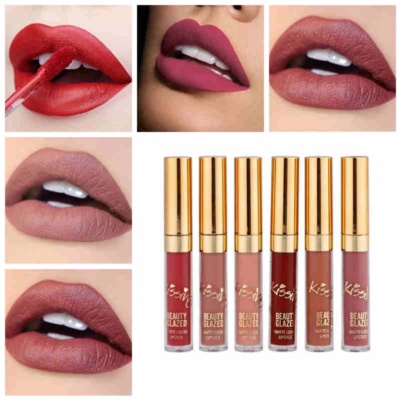 BEAUTY GLAZED 6 Colours High Quality Lip Gloss