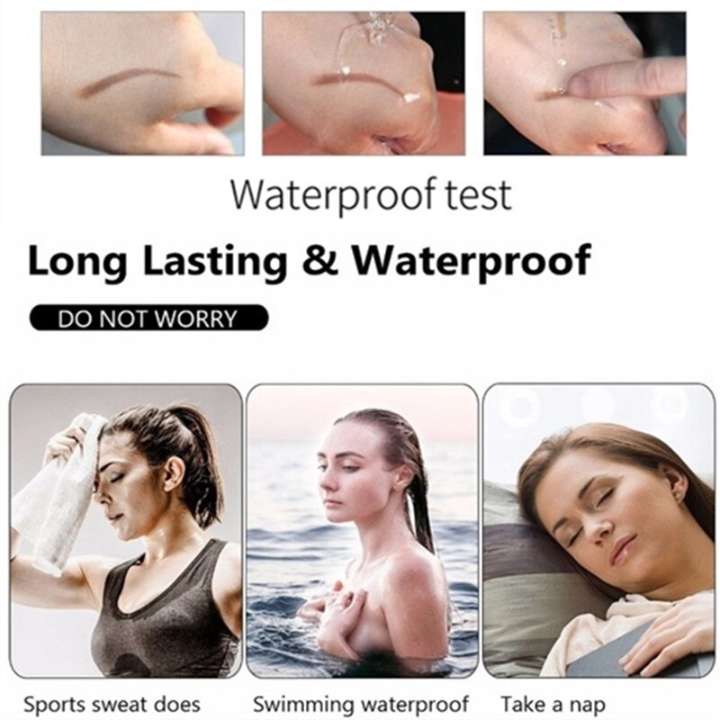 Waterproof Four Claw Eyebrow pen