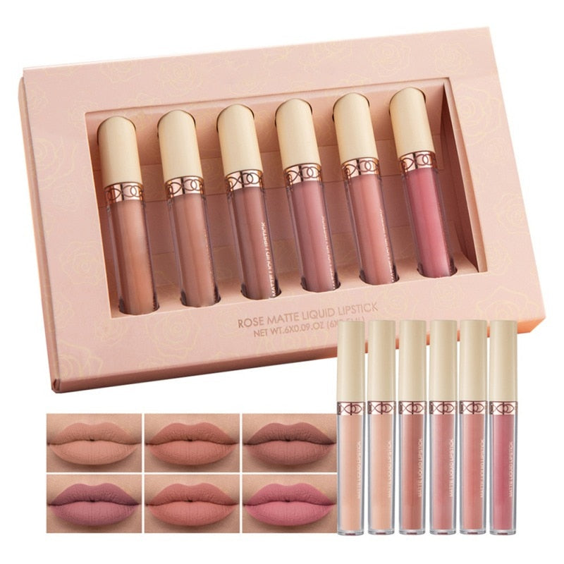 BEAUTY GLAZED 6 Colours High Quality Lip Gloss