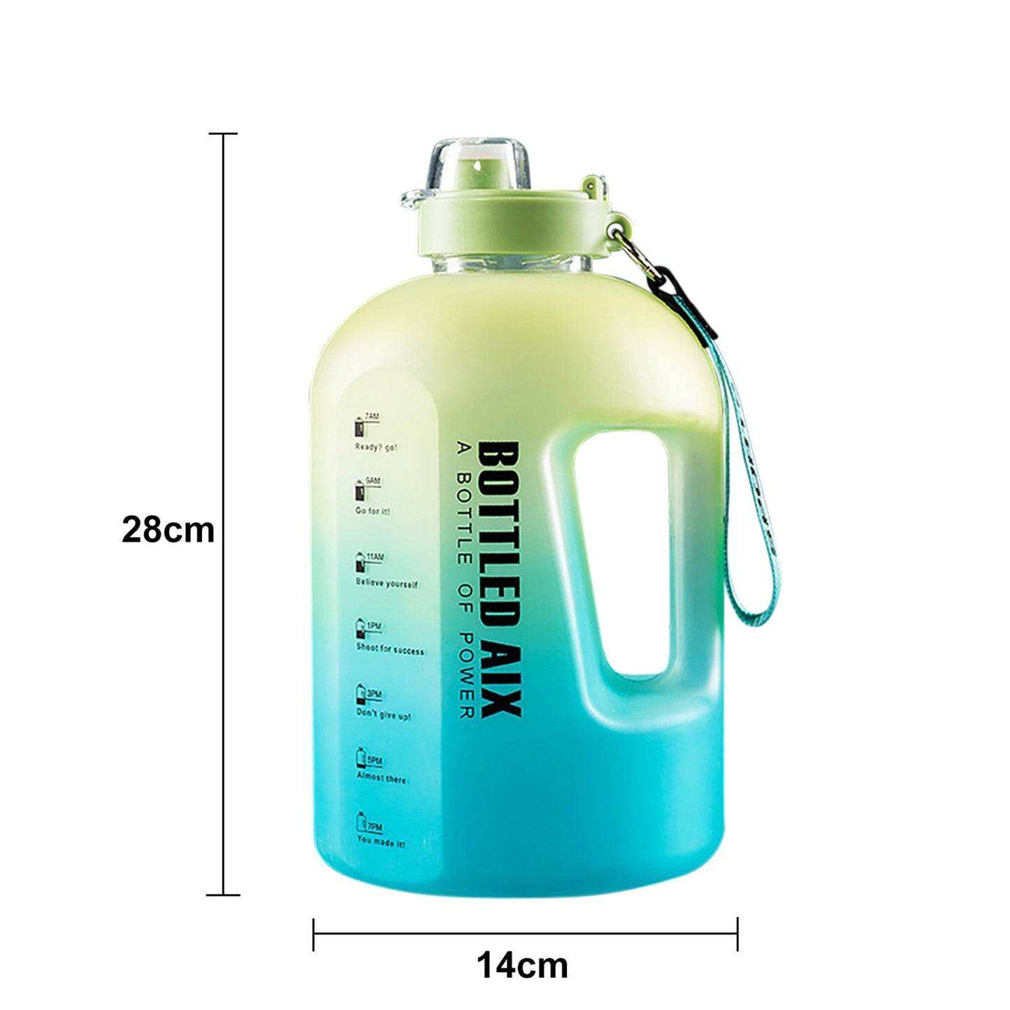 1 Gallon Water Fitness Water Bottle